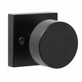 Weslock Mesa Knob Half Dummy Lock Matte Black Finish 0070542--0020